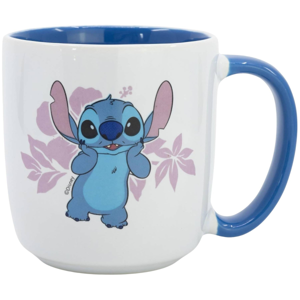 Lilo & Stitch Tasse Stitch pink Flowers